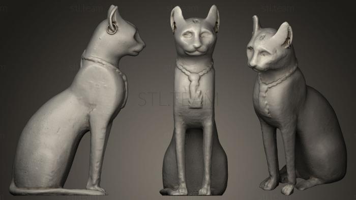3D model straight cat (STL)